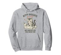Kitty Biscuits Bakery We Knead Em You Need Em Pullover Hoodie