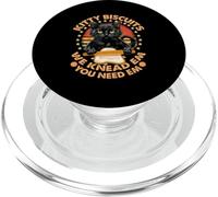 Kitty Biscuits We Knead Em You Need Em Cats Baking Lover PopSockets PopGrip for MagSafe