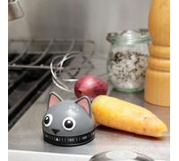 Kitty Cat Design Novelty Kitchen Timer by Kikkerland Unique New Home Gift Ideas