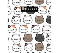 Kitty Cat Themed Notebook: Cute Composition Notebook For School, Diary, Notes, Creative writing