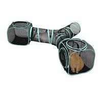 Kitty City Claw Indoor and Outdoor Mega Kit Cat Furniture, Cat Sleeper, Outdoor Kennel, 5523C, Black, (CM-10175)
