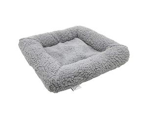 Kitty City Large Cat Bed, Stackable Cat Cube, Indoor Cat House/Cat Condo, Cat Scratcher, Cushion, Gray (CM-10035-CS01)