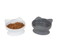 Kitty City Raised Cat Ear Bowls, Large Bowls 2pk (Modern)