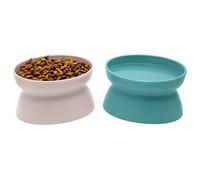 Kitty City Raised Cat Food Bowl Collection, Stress Free Pet Feeder and Waterer