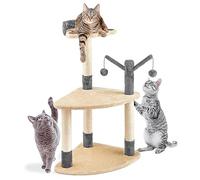Kitty Corner Activity Play Centre - Multi-Level Playground for Cats' Enrichment and Fun - Interactive Play Toy - Natural Hunting Instincts - Climbing And Perching Station - Exercise And Entertainment