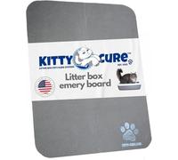 Kitty Cure Cat Nail File Scratcher, Odor-Resistant Litter Box Emery Board Scratcher Pad, No Peeling Needed, Waterproof, Non-Toxic & Long-Lasting Cat Scratcher That Files Nails