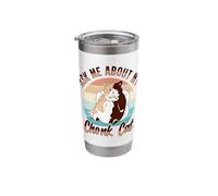 Kitty Fat Cat Lover Meme Kitten Meow Chonk Cat Stainless Steel Insulated Tumbler