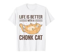 Kitty Fat Cat Lover Meme Kitten Meow Chonk Cat T-Shirt