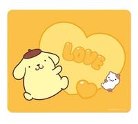 Kitty & Friends' Heart-Themed Rectangular Mouse Pad - Officially Licensed (PompompurinYellow)
