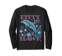 KITTY HAWK NC DOLPHIN LOVER COLORFUL BEACH SOUVENIR Long Sleeve T-Shirt