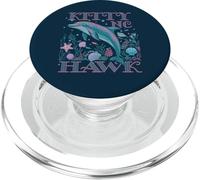 KITTY HAWK NC DOLPHIN LOVER COLORFUL BEACH SOUVENIR PopSockets PopGrip for MagSafe