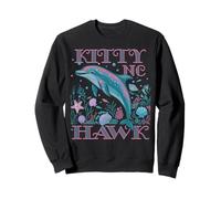 KITTY HAWK NC DOLPHIN LOVER COLORFUL BEACH SOUVENIR Sweatshirt