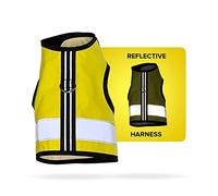 Kitty Holster Reflective Safety Harness M/L Neon Yellow