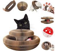 Kitty Kurlz Magic Organ Cat Scratching Board, Snufflepaw Accordion, Interactive Scratch Pad, Recyclable Scratcher