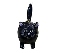 Kitty Miniature Sculpture Cat Figurines Home Decoration Original Art Resin Desktop Ornament Expressive Figures for Children and Cat Enthusiasts (D, A)