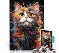 Kitty No 8Jigsaws 1000 Pieces for teenagers Challenging To Complete But Fun And Humorous gifts for friends and family 38x26cm