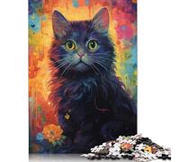 Kitty No3 Jigsaw Puzzles Puzzles for Adults Kids. 1000 Pieces Impossible Challenge Toy Educational Game Home Decoration for Adults& Kids Age 14 Years Up 1000pcs (75x50cm)