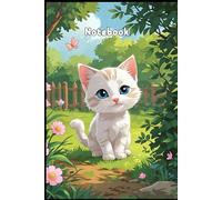 Kitty Notebook |Plain pages: Notebook for subjects | todo list |story writing | 120 blank pages