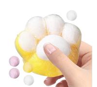 Kitty Paw Squishy, Handheld Relaxation Toy, Tactile Calming Accessory for Release, Lightweight Pinch Design with Smooth Feel, Option with Style, Toy for Home School Travel