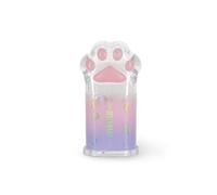 Legami - Sharpener with Meow Container, Pencil Sharpener, Cat Paw Shape, Transparemte with Glitter Details, PS