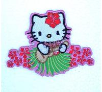 Kitty Playing Guitar Cute Badge Clothing Jacket Shirt Iron on Sew on Embroidered Patch