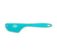 Kitty Professional 2-in-1 Heat-Resistant Dough Scraper Spatula with Stainless Steel core & BPA Free Silicone - for Baking and Cleaning Mixers, Beaters - Multifunctional Cooking Utensils (Aquamarine)