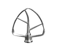 Kitty Professional Flat Beater Taifun Compatible with KitchenAid Stand Mixer 4.3/4.8 Litre Mixing Bowl, Stainless Steel Mixing Attachment: Stronger & More Volume