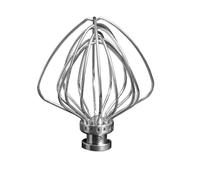 Kitty Professional Whisk - hygienic 18/10 Stainless Steel Dishwasher-Safe Wire Whip Attachment for Kitchen Aid 4.3 & 4.7/4.8 litres Mixer - Stronger, Faster & More Volume