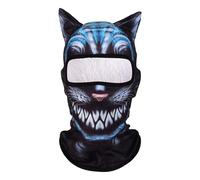 Kitty Ski Masquerades | Breathable 3D Lightweight Animal Face Protection With Ears,Windproof Facial Protection For Raves Halloween