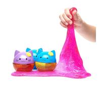 Kitty Slime 110ml, Fidget Toys Stretchy Anti-Stress Toy - Squishy Kids Slimes for Party Bags Fillers - Fun and Relaxing Playtime Activity