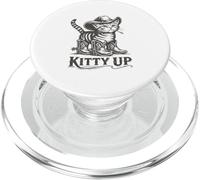 Kitty Up Funny Cat Cowboy Hat Boots Vintage Country Music PopSockets PopGrip for MagSafe