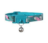 Kittyrama Cat Collar with Bell. As Seen in VOGUE. Breakaway, Quick Release, Hypoallergenic, Vet Approved. Lightweight Kitten Collar. Soft & Comfy. Copacabana
