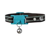 Kittyrama Cat Collar with Bell. As Seen in VOGUE. Breakaway, Quick Release, Hypoallergenic, Vet Approved. Lightweight Kitten Collar. Soft & Comfy. Havana