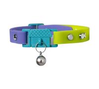 Kittyrama Cat Collar with Bell. As Seen in VOGUE. Breakaway, Quick Release, Hypoallergenic, Vet Approved. Lightweight Kitten Collar. Soft & Comfy. Tahiti