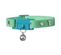 Kittyrama Cat Collar with Bell. As Seen in VOGUE. Breakaway, Quick Release, Hypoallergenic, Vet Approved. Lightweight Kitten Collar. Soft & Comfy. Meadow
