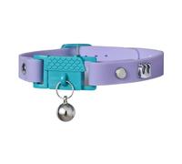 Kittyrama Cat Collar with Bell. As Seen in VOGUE. Breakaway, Quick Release, Hypoallergenic, Vet Approved. Lightweight Kitten Collar. Soft & Comfy. Mauve