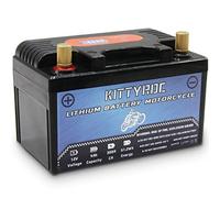 KITTYROC 12V Lithium Motorcycle Battery 4Ah 300A, LiFePO4 Battery with Smart BMS, Replacement ATV, UTV, Motorcycle, Lawn Mower, Jet Ski, Snowmobile, 4 Wheeler, Tractor, Scooter and Generator Battery