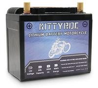 KITTYROC 12V Lithium Motorcycle Battery 8Ah 500A, LiFePO4 Battery with Smart BMS, Replacement ATV, UTV, Motorcycle, Lawn Mower, Jet Ski, Snowmobile, 4 Wheeler, Tractor, Scooter and Generator Battery