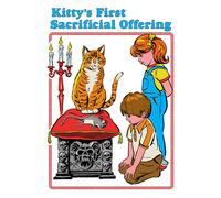 Kitty's First Sacrificial Offering Men's Ringer T-Shirt - White/Red - S - White Red