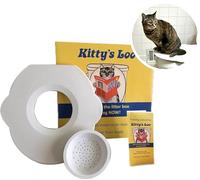 Kitty's Loo™ - Superior Cat Toilet Training Kit - The Original Cat Training Seat - Patented - USA Made - Durable Portable