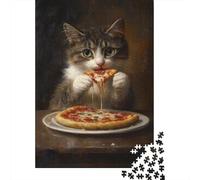 Kitty's Pizza Feast -1, Jigsaw for Adults, 1000 Pieces, 38x26cm/1000pcs