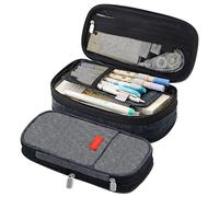 kitudaty Big Capacity Pencil Pen Case, High Storage Pen Case Pouch Stationery Organizer, Expandable Large Capacity Pencil Case, for Boys Girls Teen College Students School Adults & Office Supplies