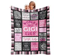 Kituzol Gigi Gifts Gifts Throw Blanket 50”x60” - Gigi Gifts for Grandma - Gifts for Gigi - Gigi Gift - Best Gigi Ever Gifts - Birthday Present for Gigi - Granny Gifts - Gigi Blanket - Grandmother Gift