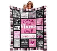 Kituzol Nana Blanket, 50”x60” - Perfect Nana Gifts for Birthday, Gigi, Mimi or Granny