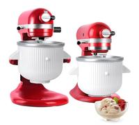 KITWANDA Ice Cream Maker Attachment for Kitchenaid Stand Mixer,2-Quart Frozen Yogurt - Ice Cream & Sorbet Gelato Maker,Fits 4.5 5 6 7qt Kitchenaid Stand Mixer