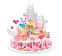 Kity Cake Toppers, Kity Cupcake Toppers, 14Pcs Cartoon Cake Topper, Birthday Decorations, Driflo Birthday Party Supplies, Party Supplies Cupcake Topper