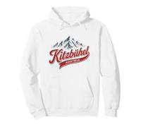 Kitzbühel Austria Mountain Ski Resort Retro Alps Graphic Pullover Hoodie
