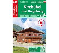 Kitzbühel und Umgebung, Wander - Radkarte 1 : 25 000