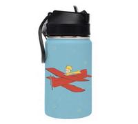 KIUB Insulated Water Bottle with Straw (The Little Prince on the Plane)