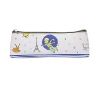 KIUB The Little Prince School Pencil Case, Blue Stripes Characters (21 x 7 cm)